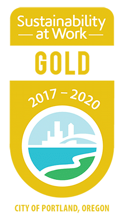 Sustainability at Work Gold Logo